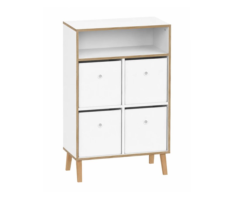 Tchibo - Standregal »Lucka« - 70x33x105,4cm - braun -