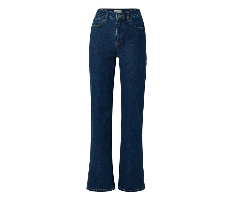 Tchibo - Bootcut Jeans ‒ Fit »Lou« - Damen - Gr. 42 - dunkelblau