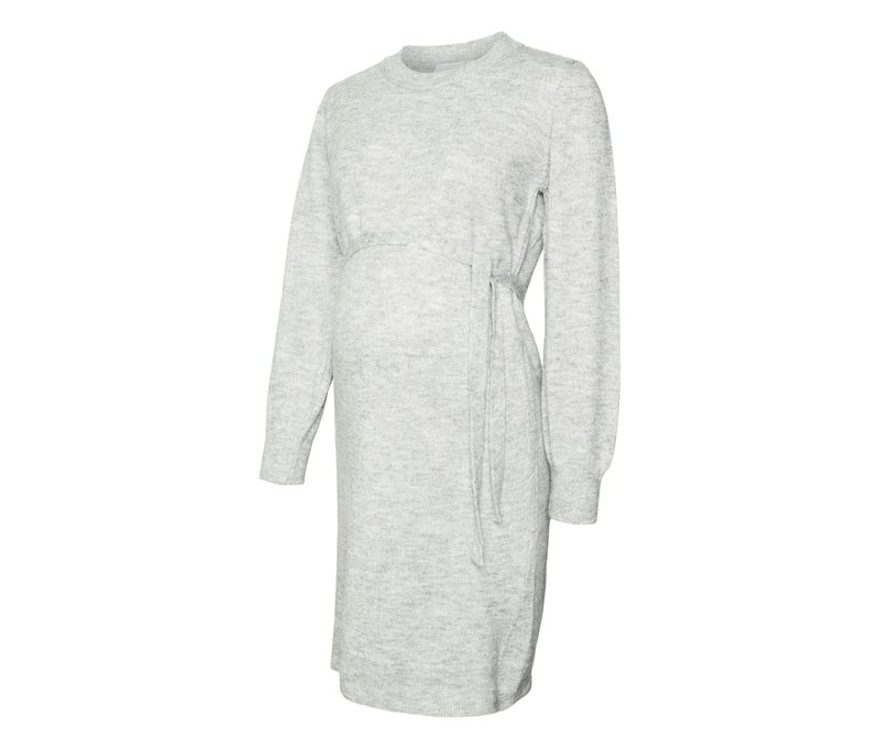 Mamalicious Strick-Kleid »Newanne« - Damen - Gr. XS - grau
