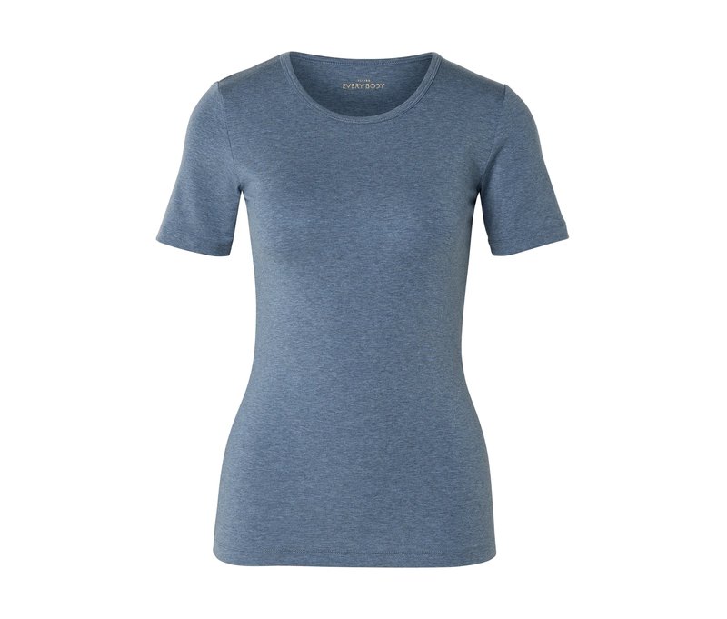 Tchibo - T-Shirt - Damen - Gr. M - blau
