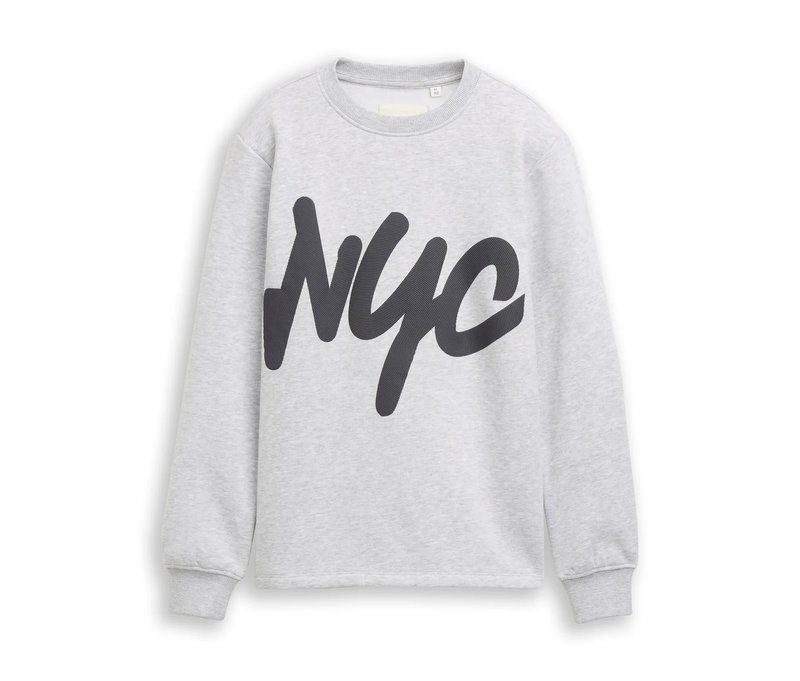 Tom Tailor Sweatshirt mit Print - Jungen - Gr. 140 - grau