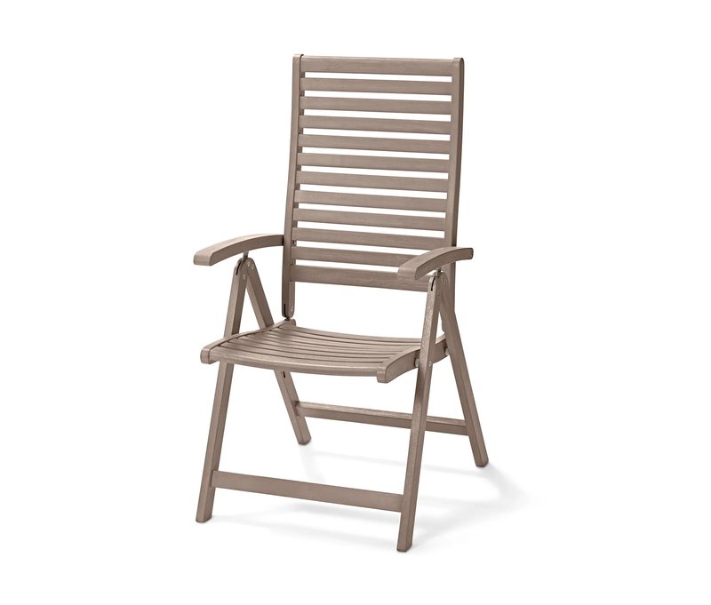 Tchibo - Hochlehner »Leira« mit verstellbarer Rückenlehne - 56x72x86,5cm - grau -
