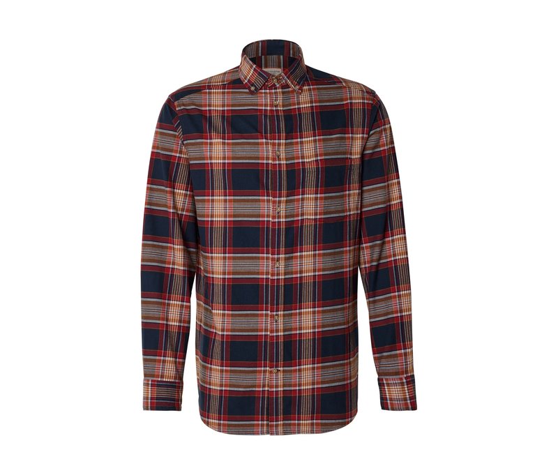 Tchibo - Flanell-Hemd - Herren - Gr. XXL - weiß/kariert