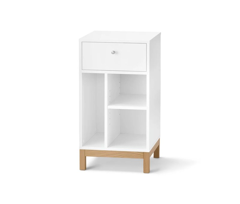 Tchibo - Nachttisch - 40x40x75cm - silber -