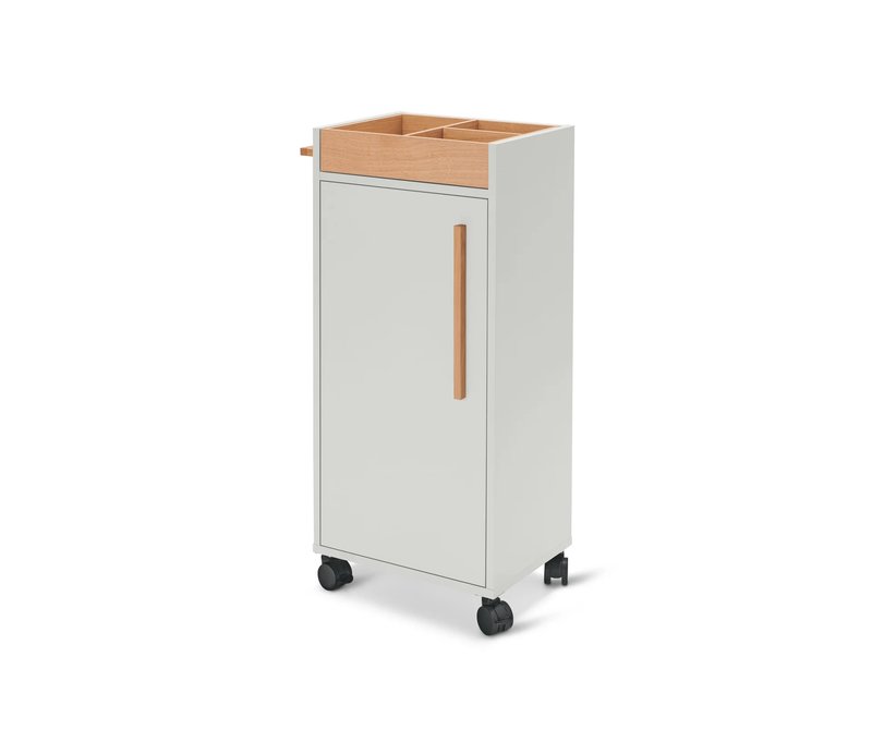 Tchibo - Bad-Beistellwagen »Eklund« - 40x30x88cm - hellgrau -