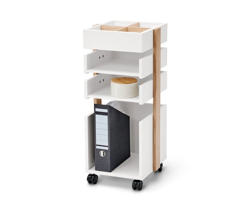 Tchibo - Rollcontainer - 31x33x72cm - braun -