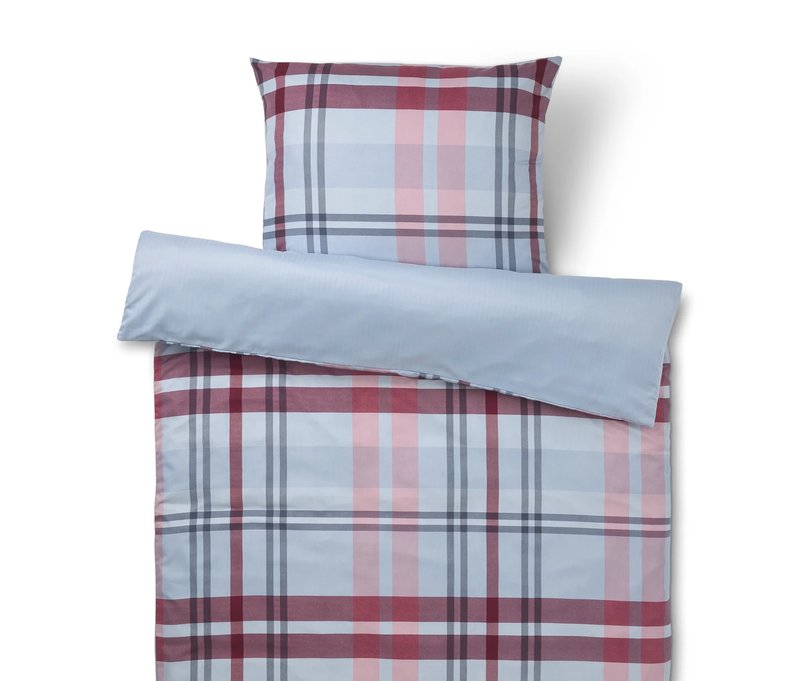 Tchibo - Microfaser-Flanell-Bettwäsche - bordeaux