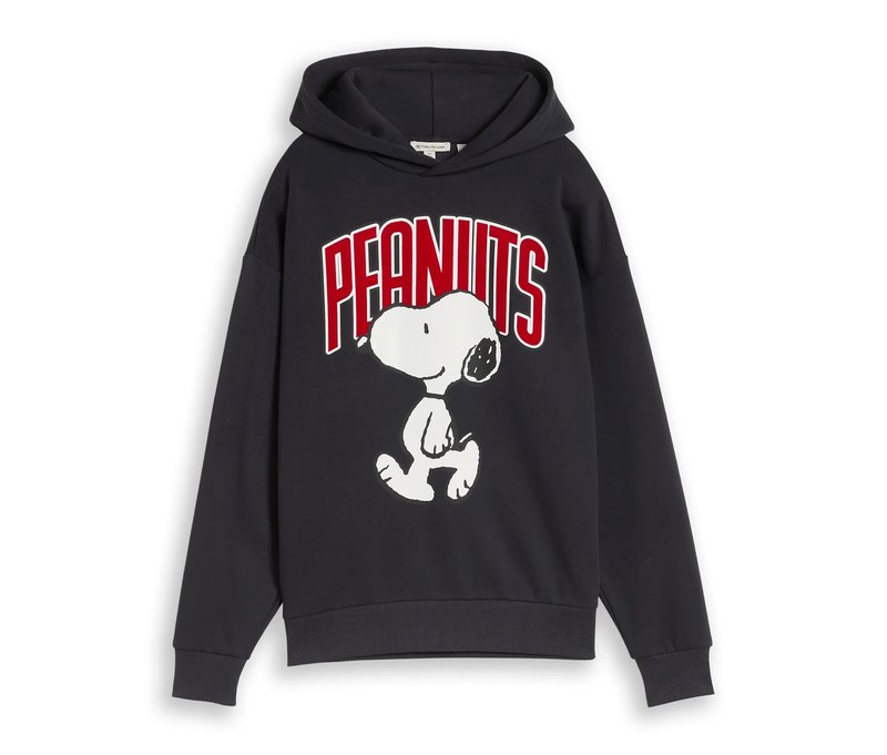 Tom Tailor Hoodie in Oversize Fit mit Peanuts Motiv - Jungen - Gr. 176 - grau