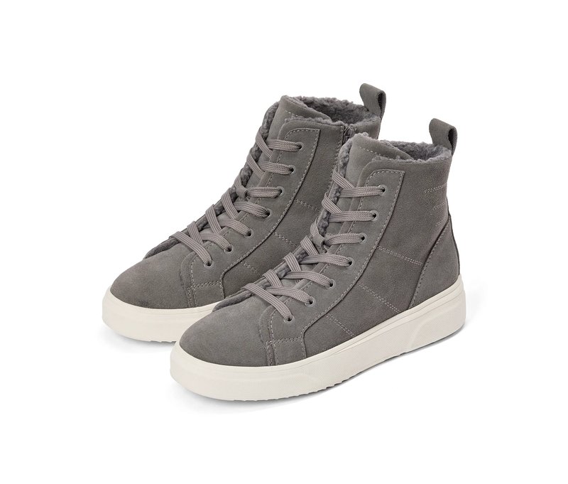 Tchibo - Gefütterter Veloursleder-Sneaker - Damen - Gr. 40 - weiß