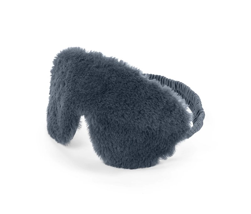 Tchibo - Plüsch-Schlafmaske - blau