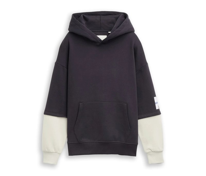 Tom Tailor Hoodie in Oversize Fit - Jungen - Gr. 152 - grau