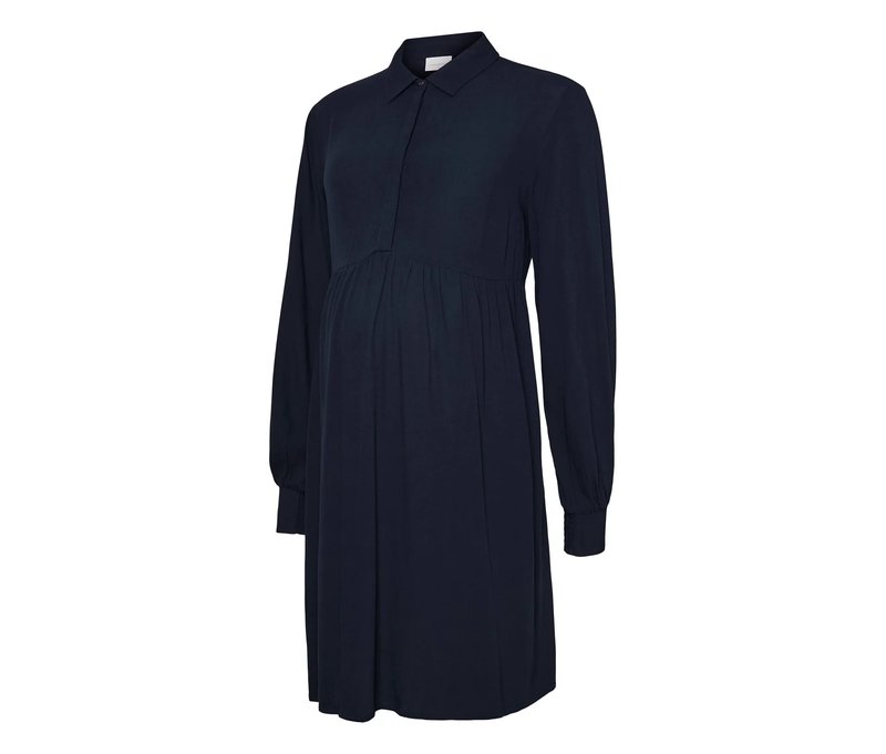 Mamalicious Kleid »Esra Lia« - Damen - Gr. S - dunkelblau