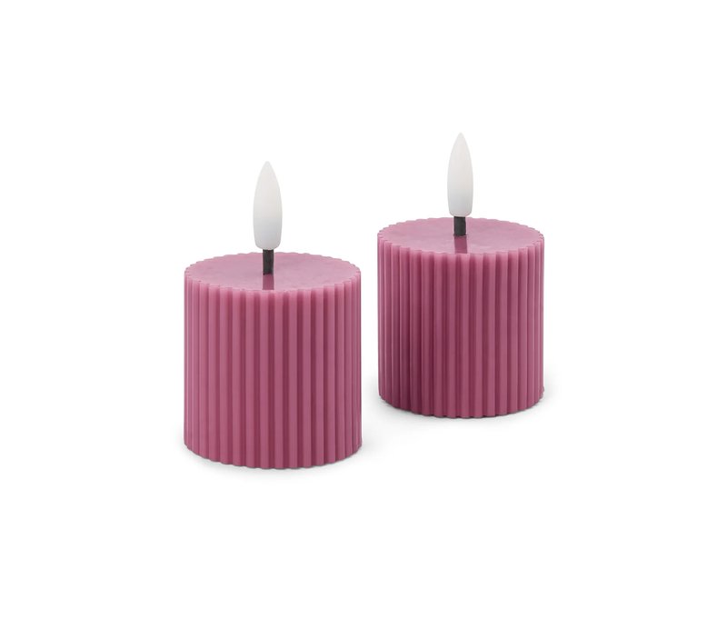 Tchibo - 2 LED-Kerzen mit Duft - rosé