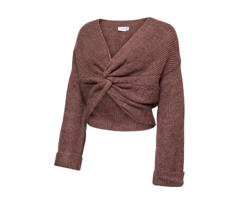 Mamalicious Cropped Stricktop »Svala« - Damen - Gr. S - taupe