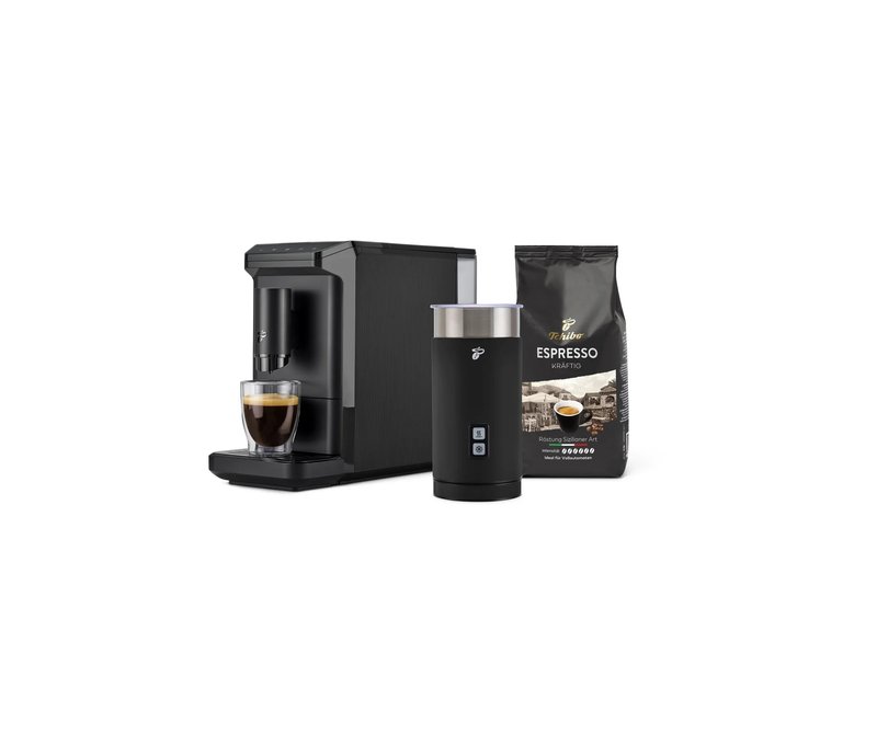 Tchibo - »Esperto mini« Vollautomat, Set Espresso mit Aufschäumer