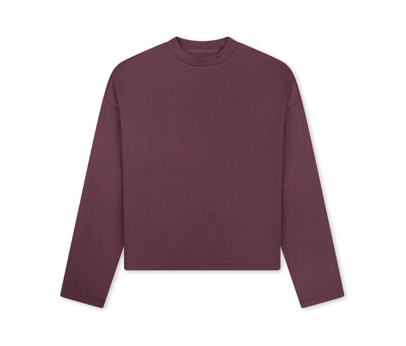 Schiesser Sweatshirt in Jersey-Strick - Damen - Gr. 42 - braun
