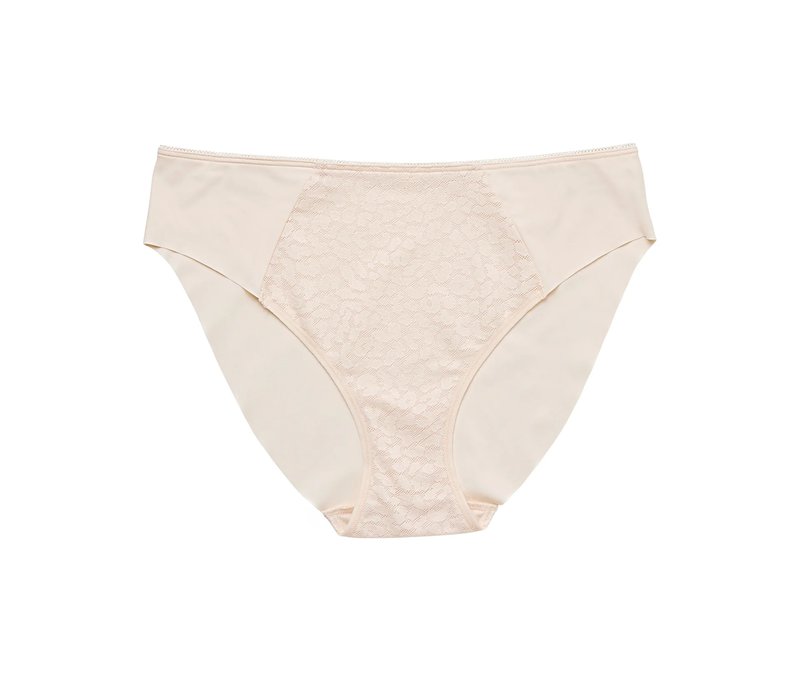 Tchibo - Slip mit Spitze - Damen - Gr. S - creme