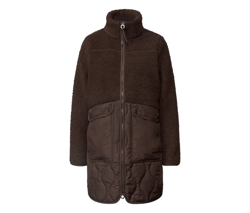 Street One Teddymantel - Damen - Gr. 36 - braun