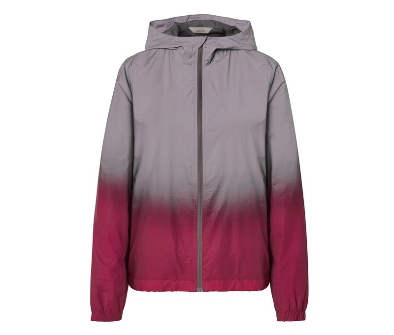 Tchibo - Sportjacke mit reflektierenden Elementen - Damen - Gr. 40 - silber/print