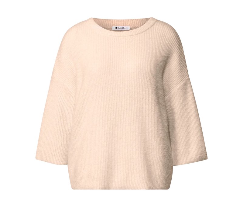 Street One Strickpullover - Damen - Gr. 42 - beige
