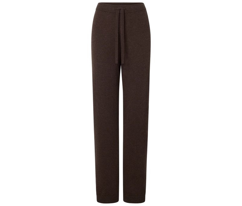 Tchibo - Loungewearhose mit Wolle und Kaschmir - Damen - Gr. XL - dunkelbraun