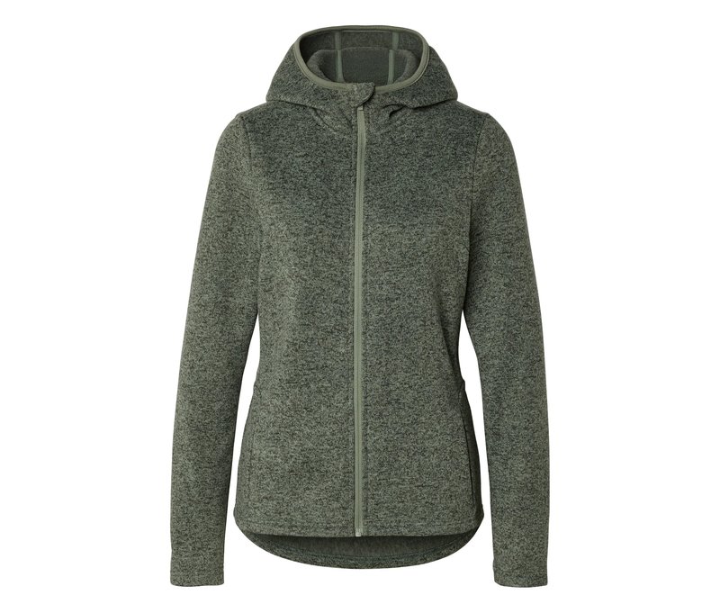 Tchibo - Strickfleece-Jacke - Damen - Gr. S - grün