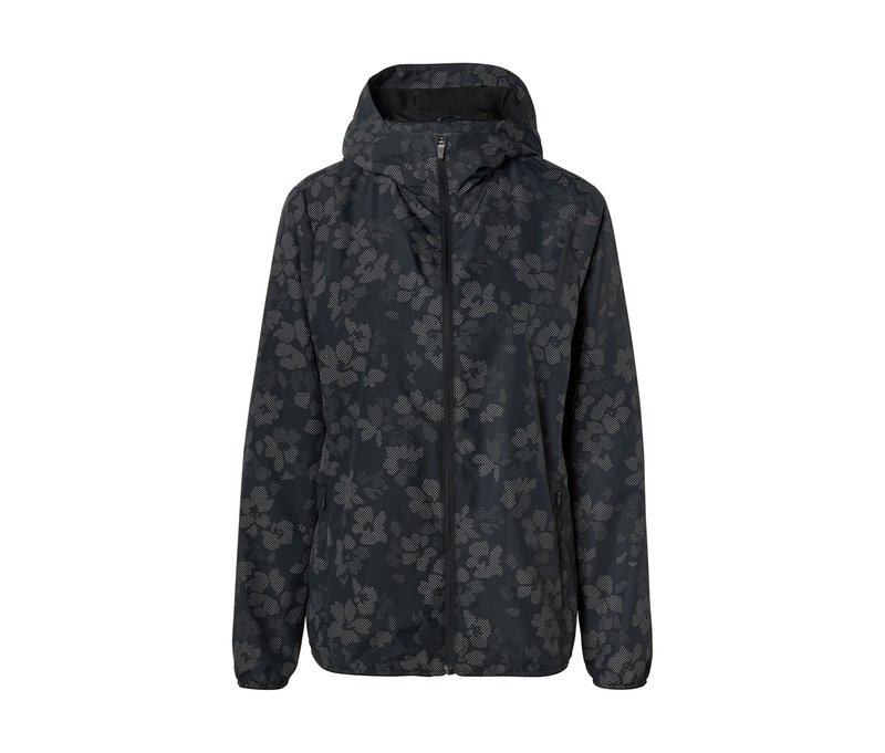 Tchibo - Laufjacke - Damen - Gr. 36 - silber/print