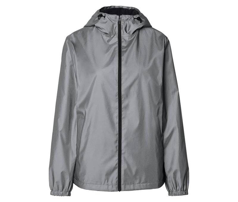 Tchibo - Reflektierende Sportjacke - Damen - Gr. 36 - silber/print