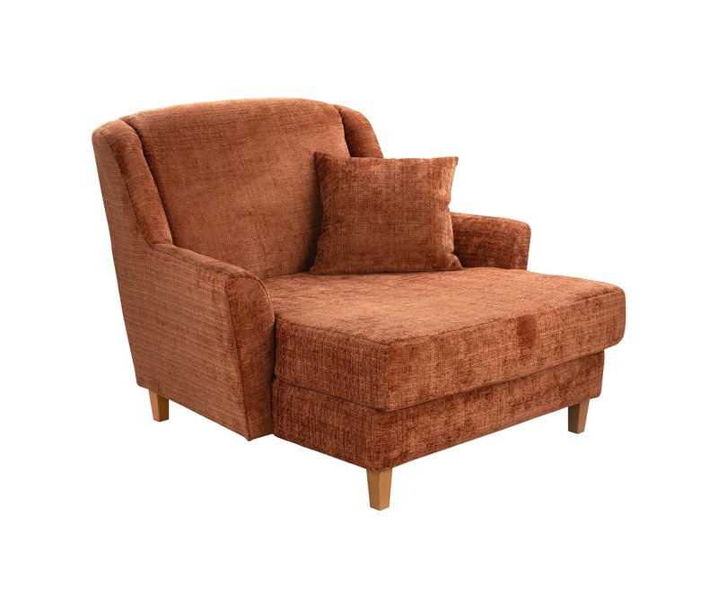 Tchibo - Big-Sessel »Julia« mit Chenillebezug - 136x107x142cm -