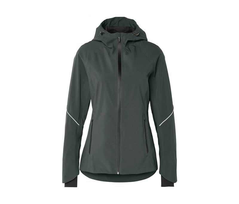 Tchibo - Rad-Regenjacke »DryProof™« - Damen - Gr. 40 - dunkelgrün