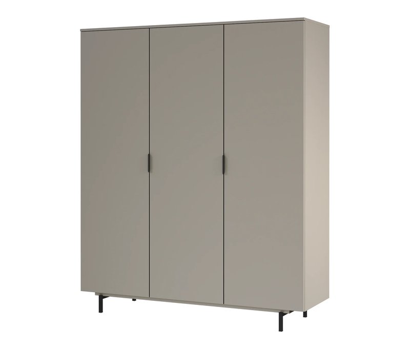 Tchibo - Kleiderschrank 3-türig »Tomino« - 158x54x190cm - grau -