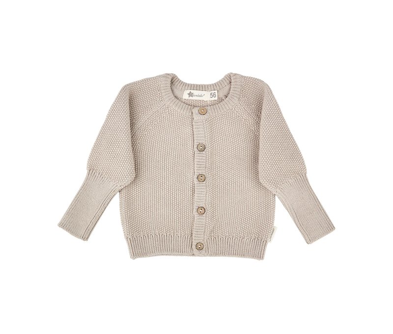 Sterntaler Baby-Strickjacke mit Struktur - Baby - Gr. 86 - braun