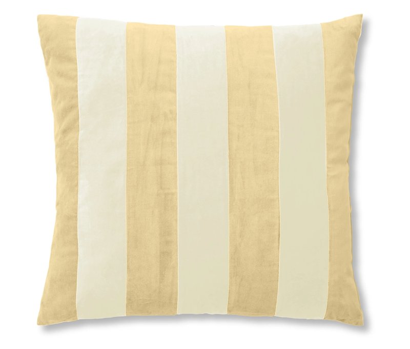 Essenza Samt-Dekokissen »Nino« mit Füllung - beige