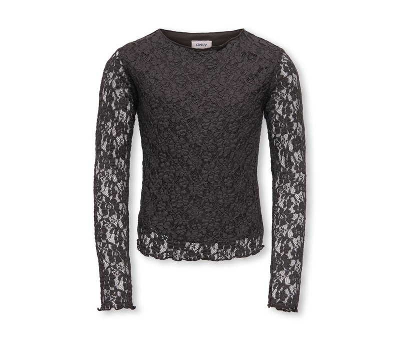Only Girls Leika Shirt Spitze - Mädchen - Gr. 158/164