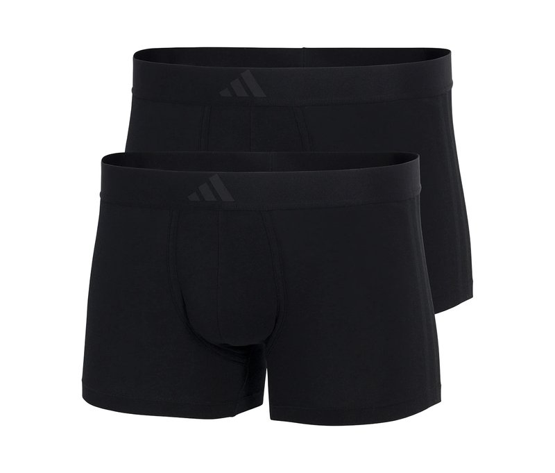 2 adidas Active Flex Cotton Slipboxer - Herren - Gr. S/4 - schwarz