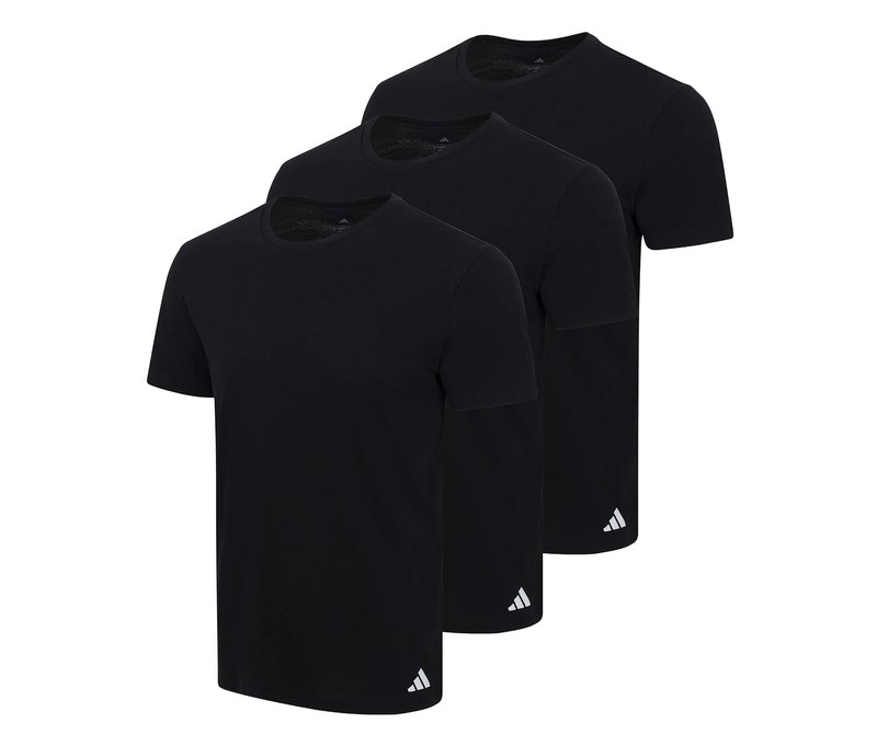 3 adidas Active Core T-Shirts - Herren - Gr. S/4 - schwarz