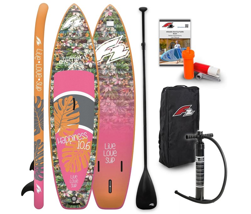 F2 SUP Board »Happiness« - mehrfarbig