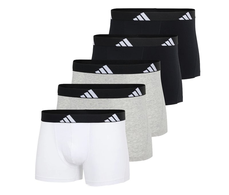 5 adidas Active Flex Cotton Slipboxer - Herren - Gr. M/5 - schwarz