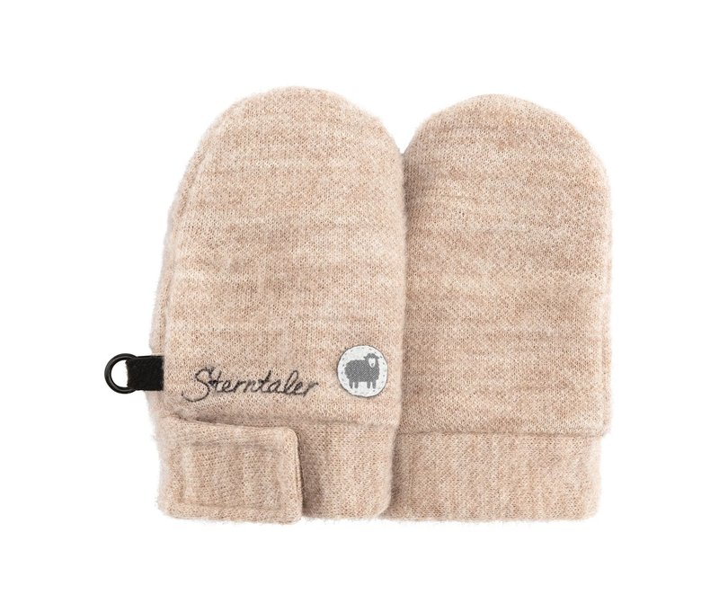 Sterntaler Fäustlinge aus Merinowolle - Gr. 0 - braun