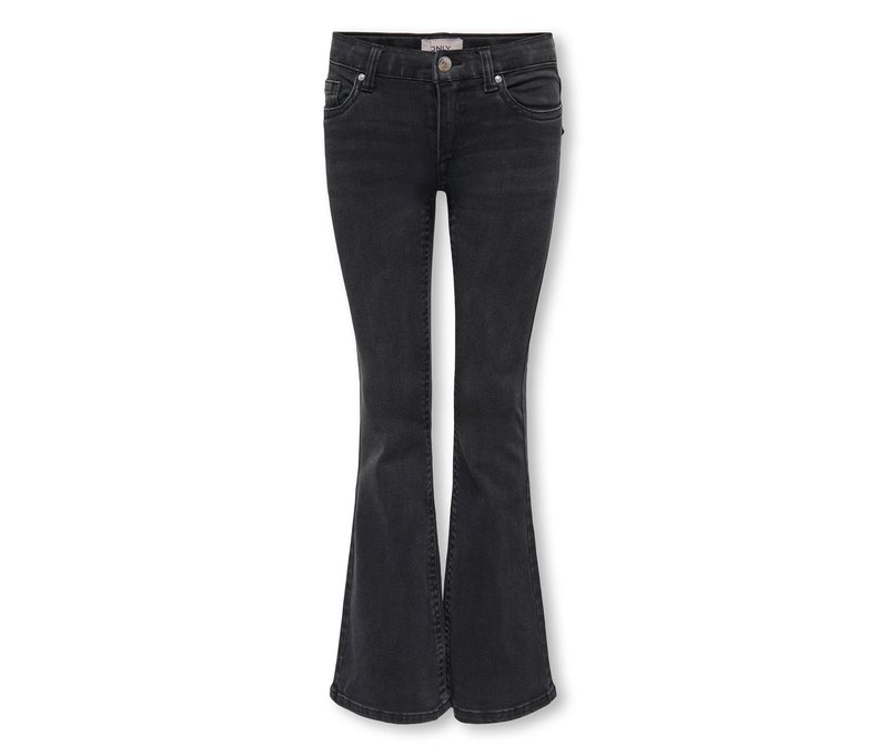 Only Girls Phoebe Flared-Jeans - Mädchen - Gr. 134 - schwarz
