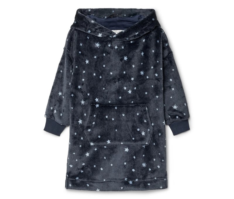 Tchibo - Kinder-Loungewear-Kleid - Mädchen - Gr. 98/104 - dunkelblau