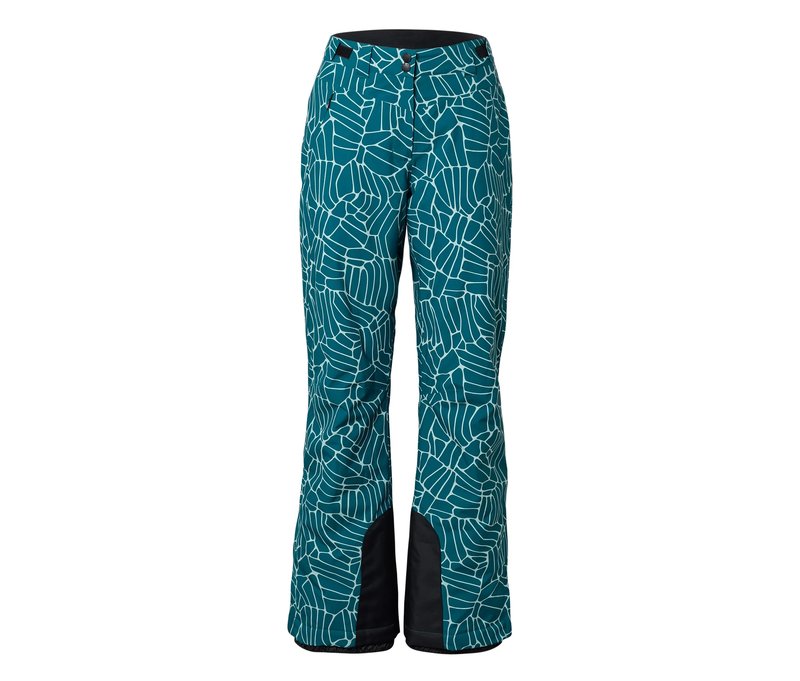 Tchibo - Skihose - Damen - Gr. 42 - petrol/print