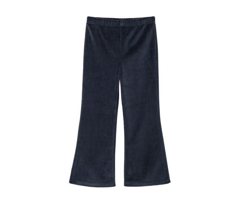 Tchibo - Kinder-Samt-Leggings - Mädchen - Gr. 122/128 - dunkelblau