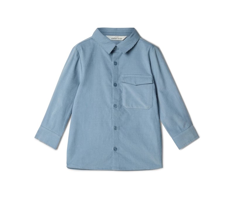 Tchibo - Kinder-Cordhemd - Baby - Gr. 86/92 - blau