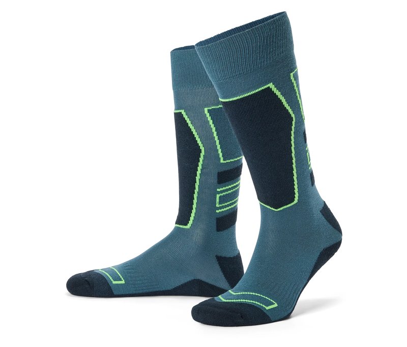 Tchibo - 2 Paar Kinder-Thermo-und-Skisocken - Kinder - Gr. 39-42 - dunkelblau
