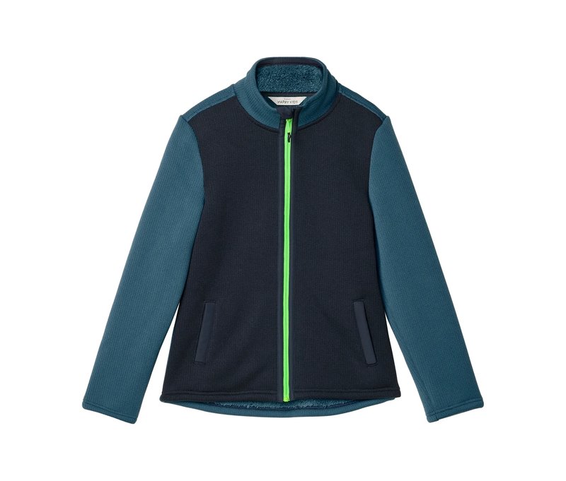 Tchibo - Kinder-Thermo-Strickfleecejacke - Kinder - Gr. 170/176 - dunkelblau