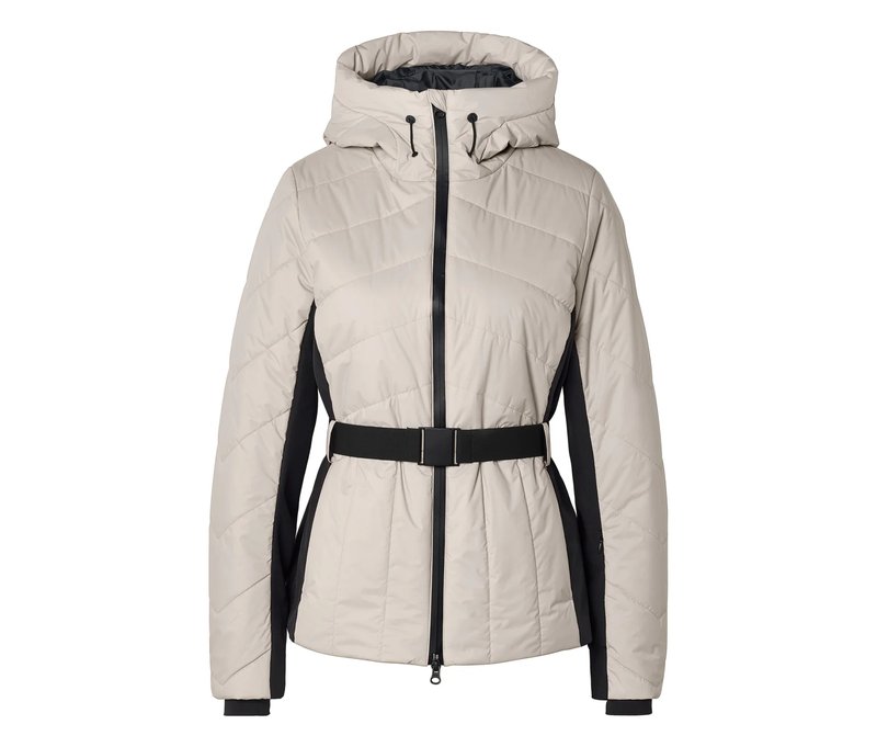 Tchibo - Ski-Steppjacke mit Gürtel - Damen - Gr. 36 - beige