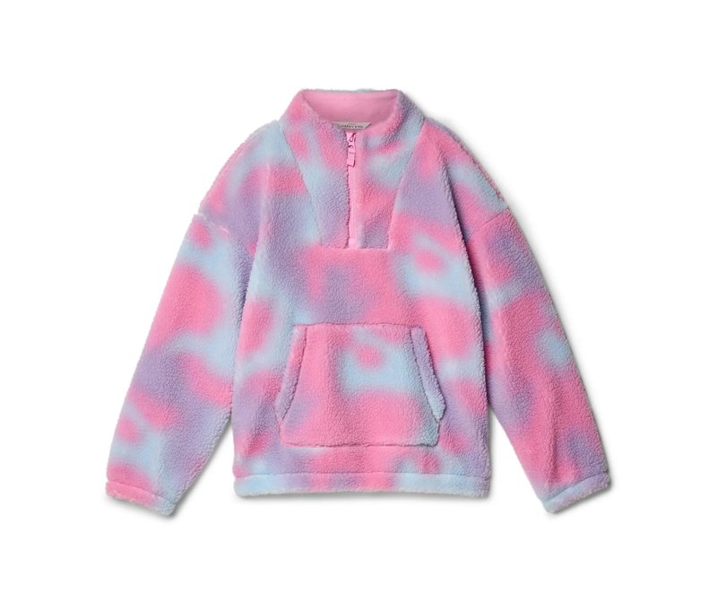 Tchibo - Kinder-Teddyfleece-Pullover - Mädchen - Gr. 170/176 - hellblau