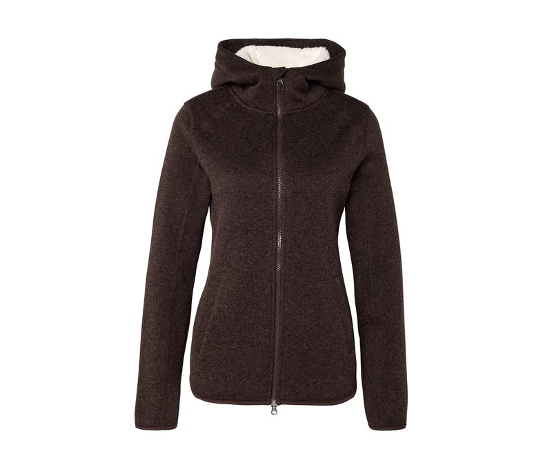 Tchibo - Strickfleece-Jacke - Damen - Gr. XL - braun