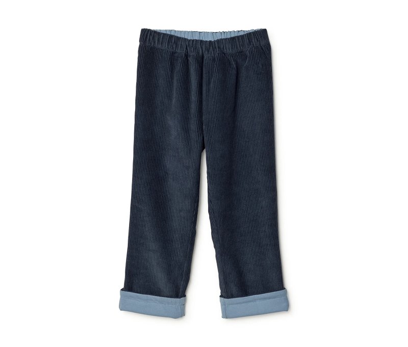 Tchibo - Gefütterte Kinder-Cord-Pull-on-Pants - Baby - Gr. 86/92 - dunkelblau